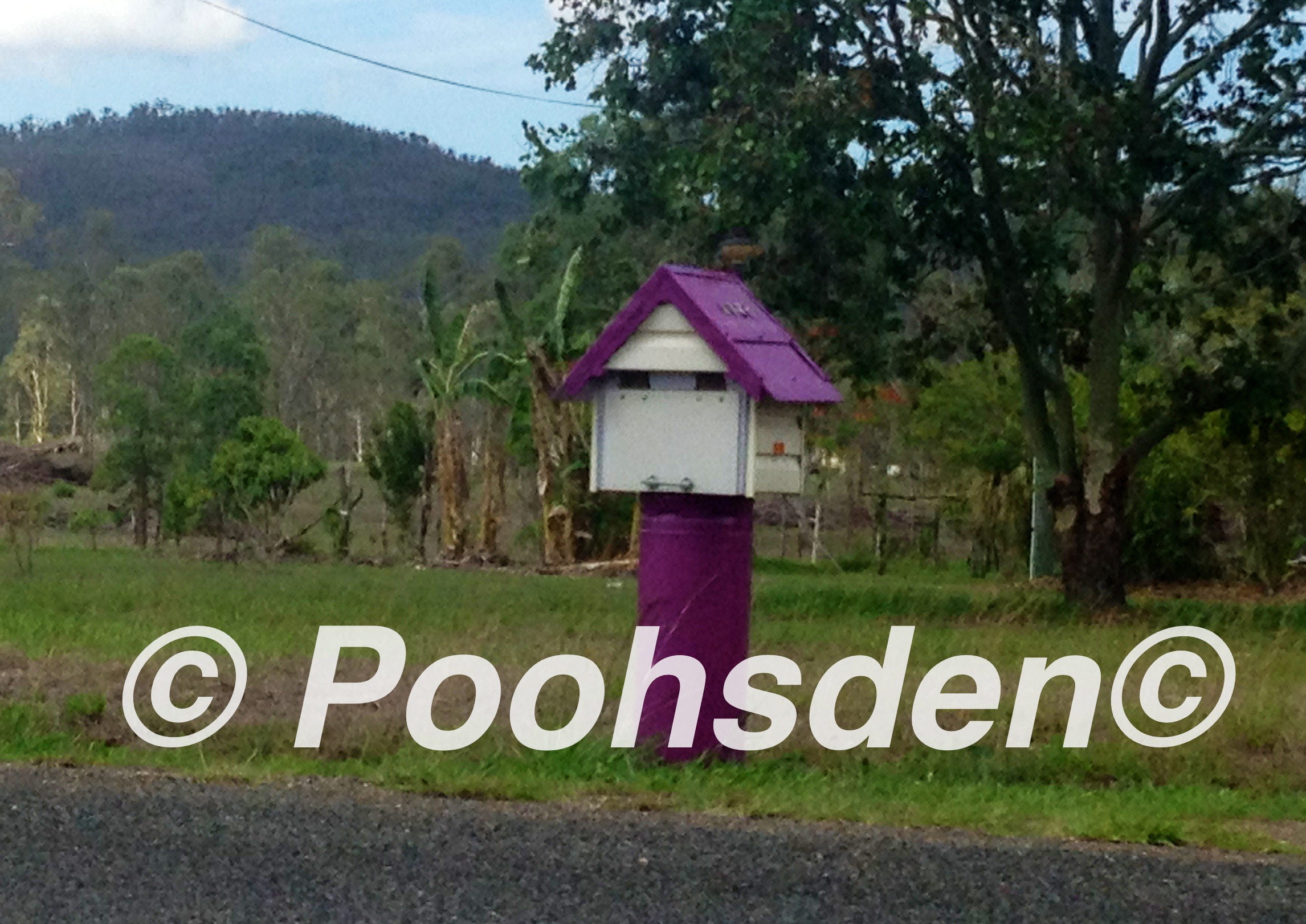 Cute wooden mail home