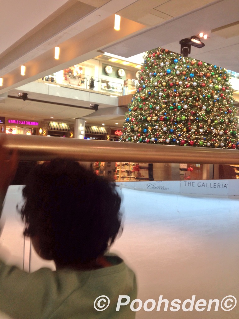 This remains a favourite - ice rink and the tree at Galleria