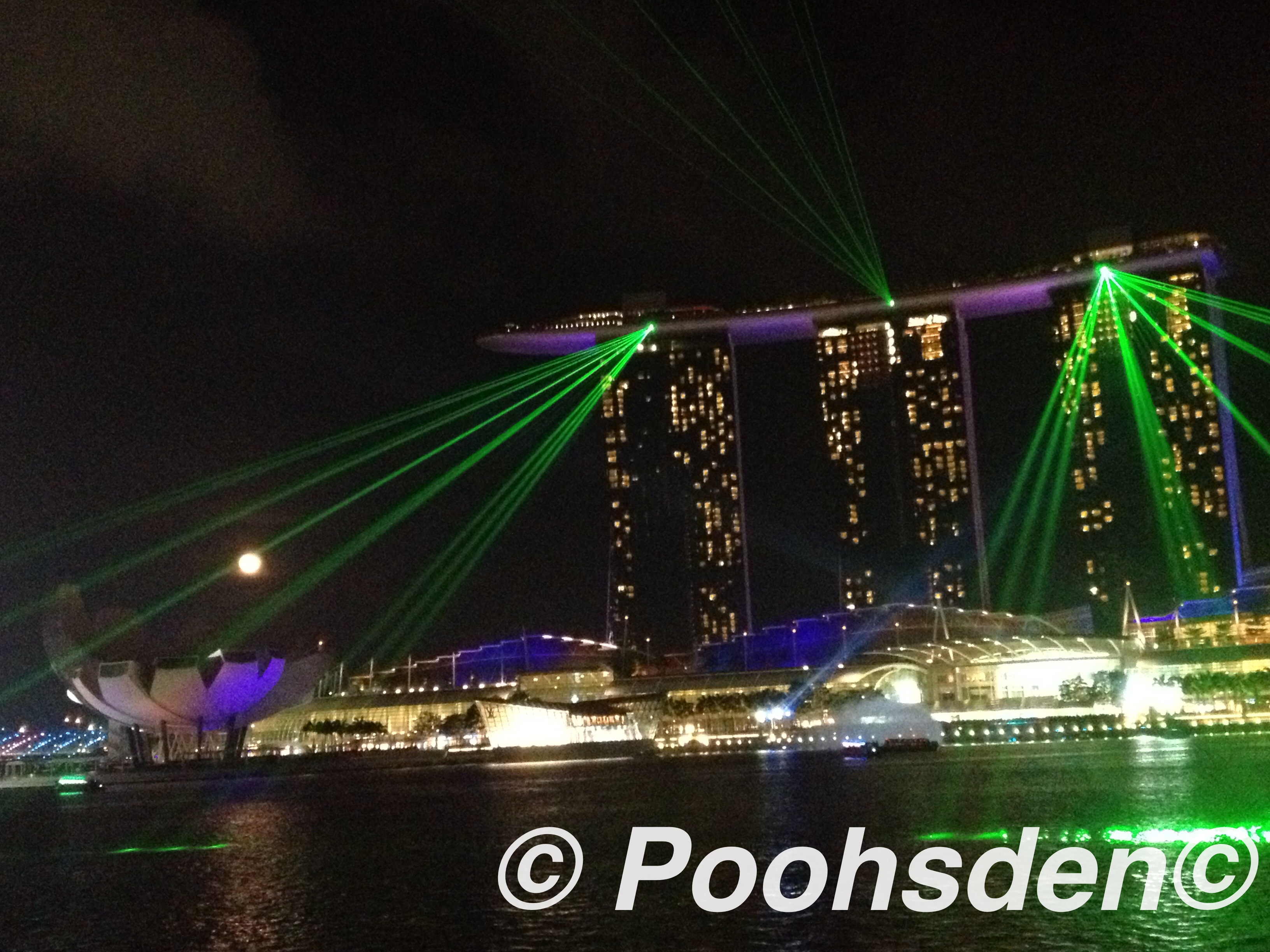 The Marina Bay Sands Laser Light Show, Singapore
