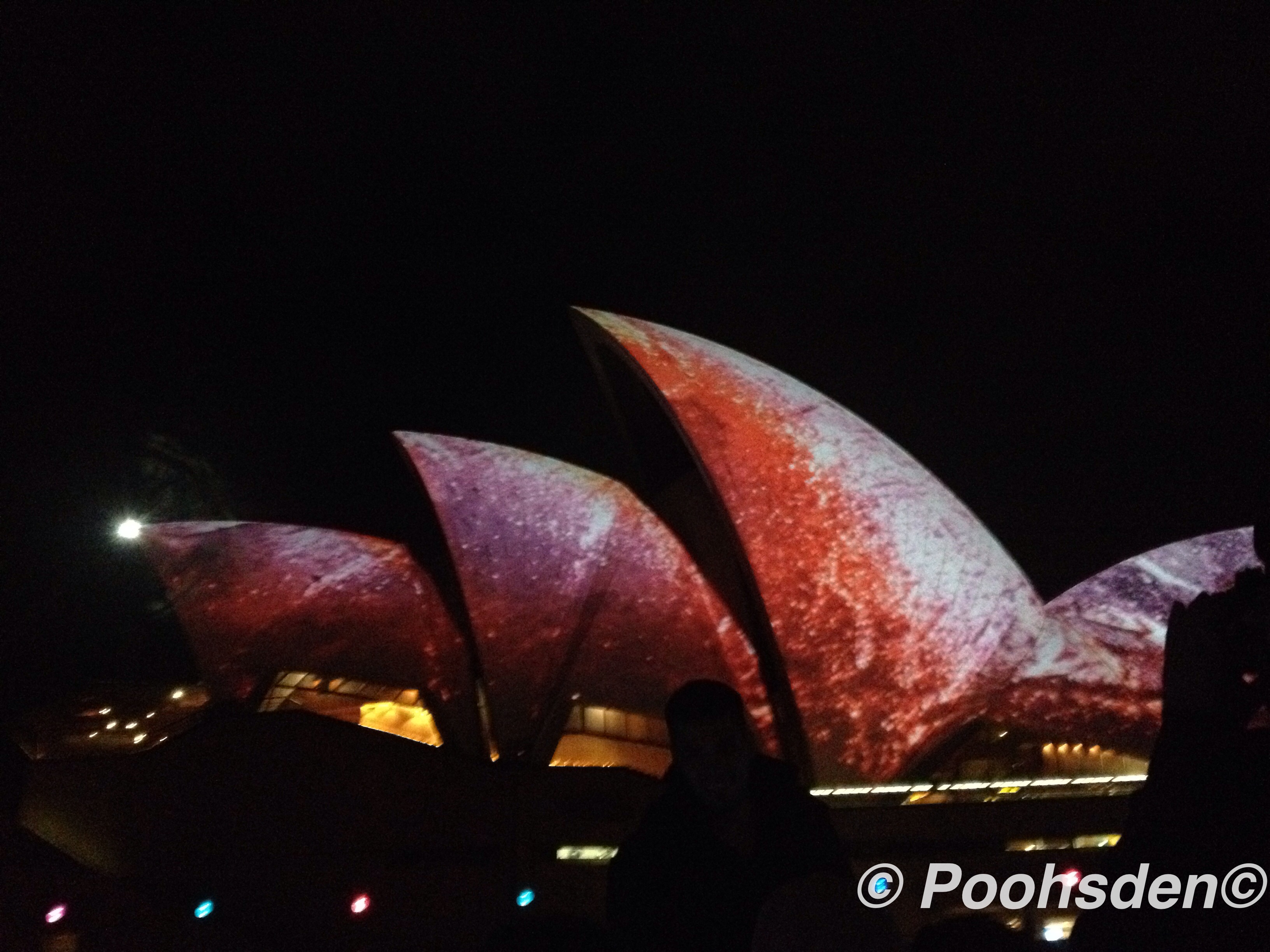 The sails of the Opera House