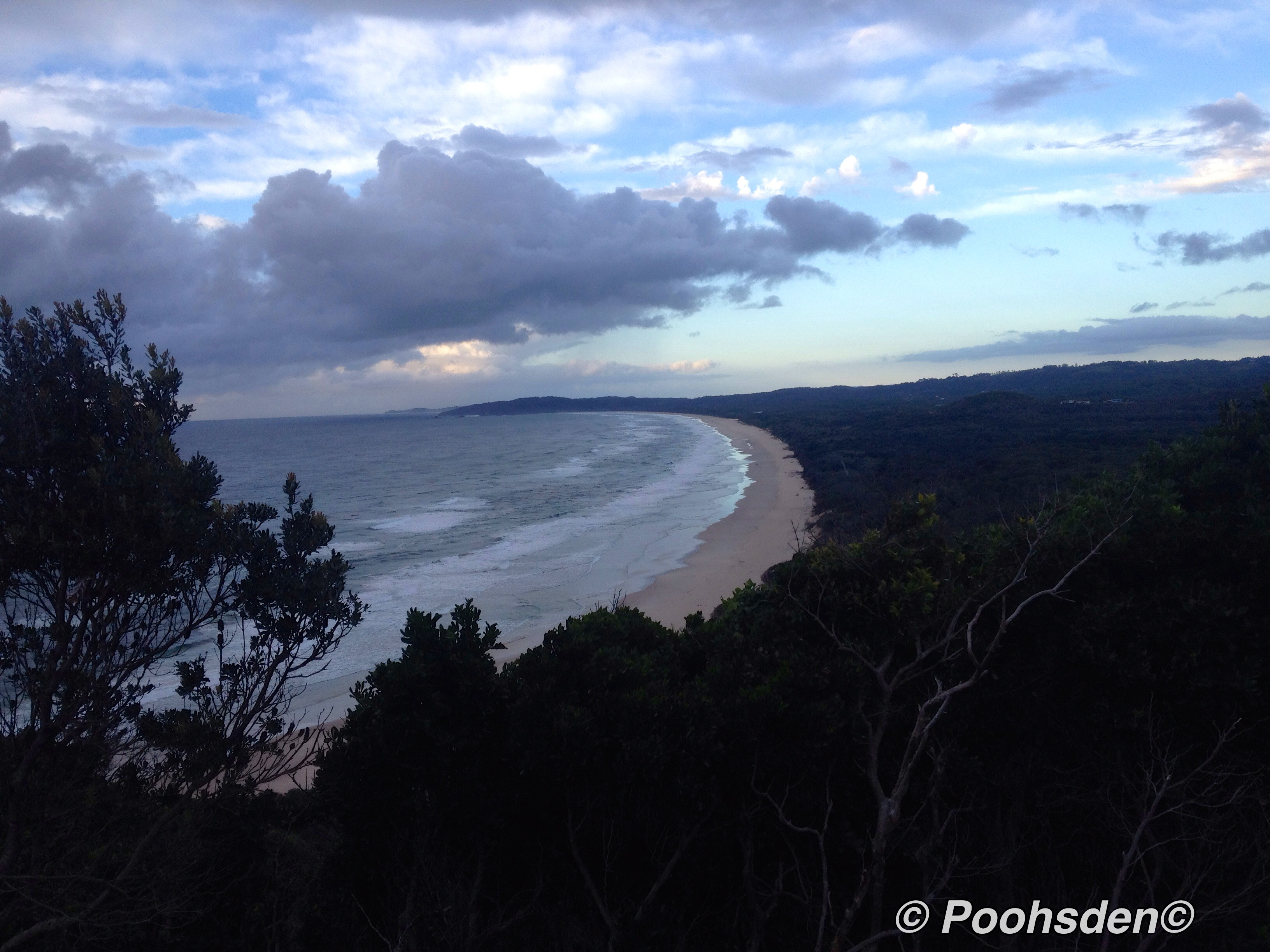 A stormy morning at Byron Bay