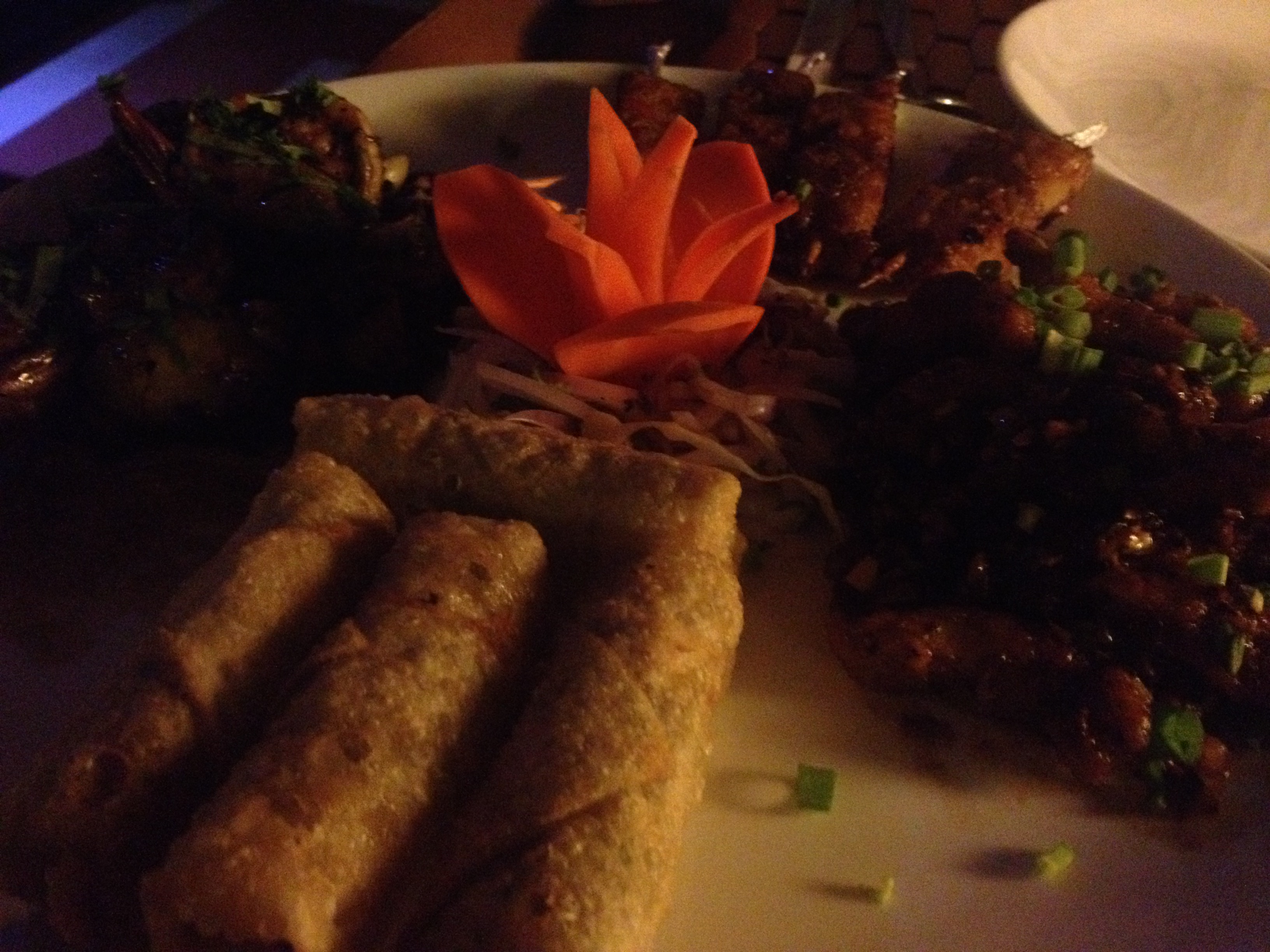 The appetiser platter at Azzuri Bay