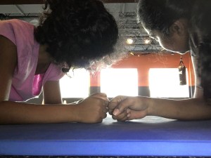 Mother-Daughter Plank time