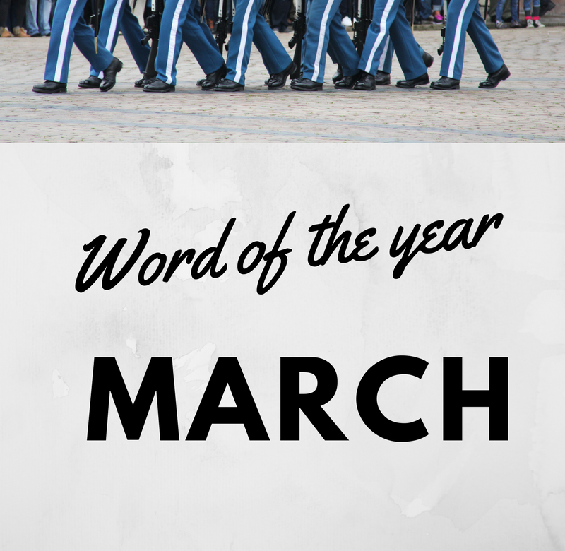 Word of the year march